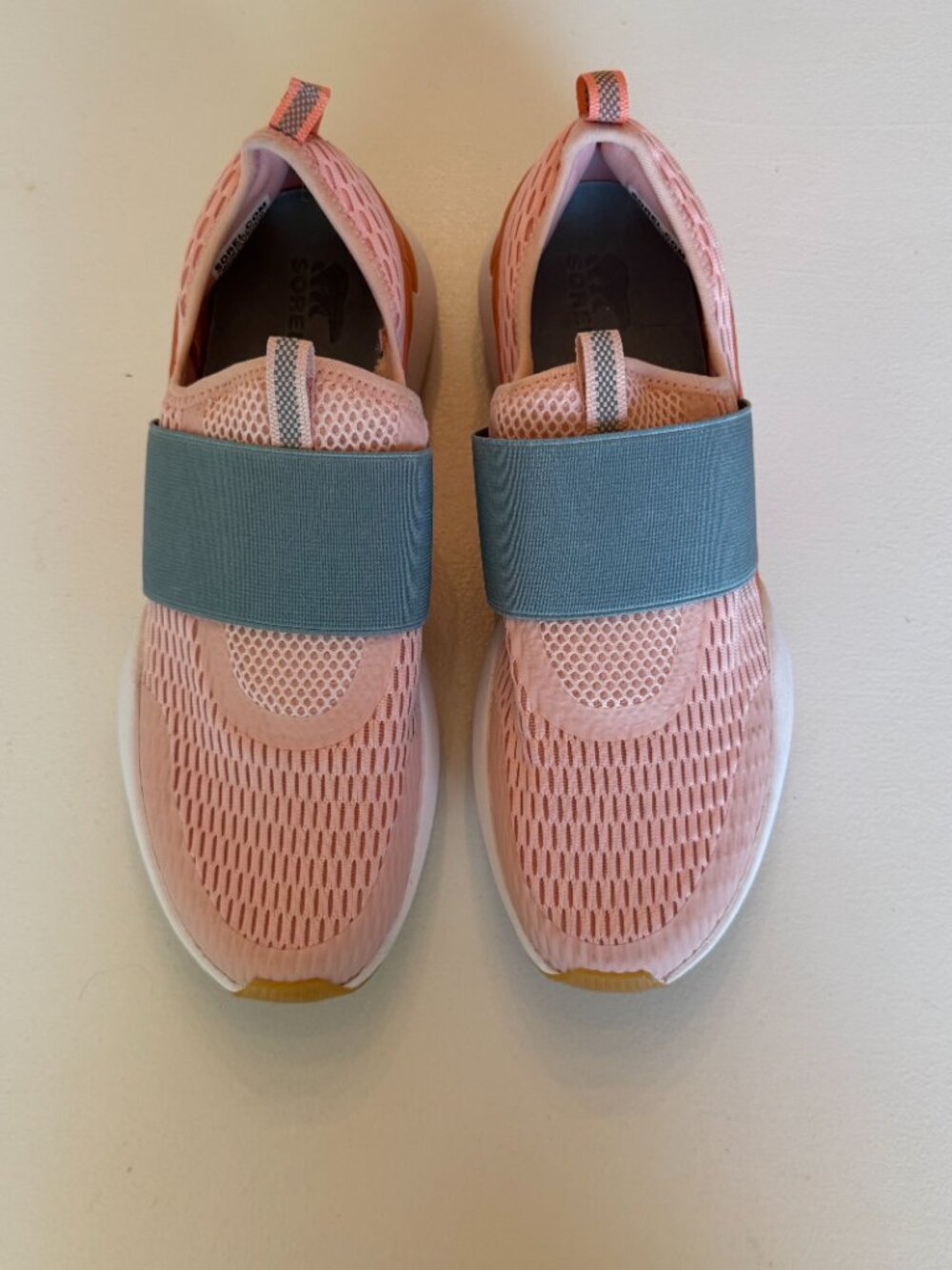 Sorel Kinetic Impact II Strap NL4698-890 Women's Size 10 Shoes Pink Gray Sneaker - Picture 6 of 7